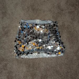 Altar’d State All That Glitters Sequin Skirt Size Small